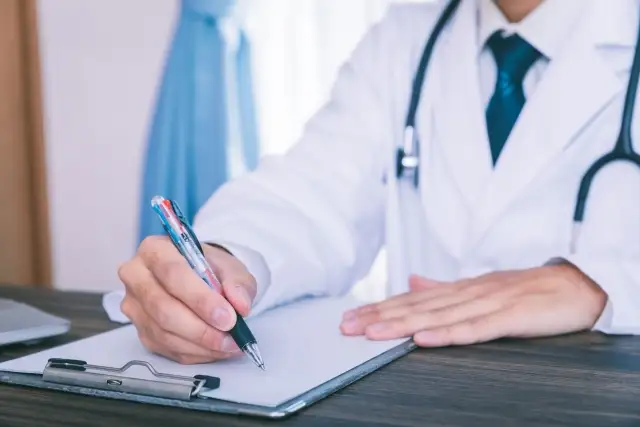 医師の同意書取得